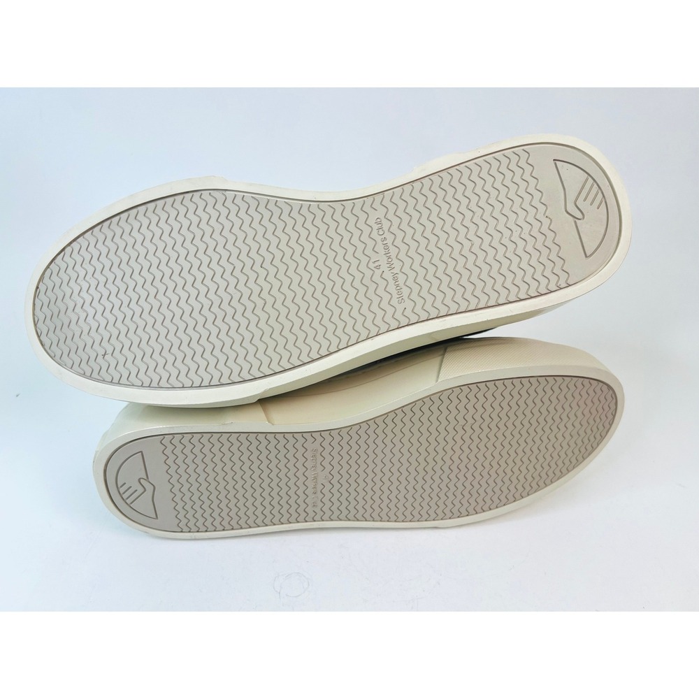 Stepney Workers Club Pearl S-Strike Leather Sneakers White Black Womens 10 - Picture 8 of 9